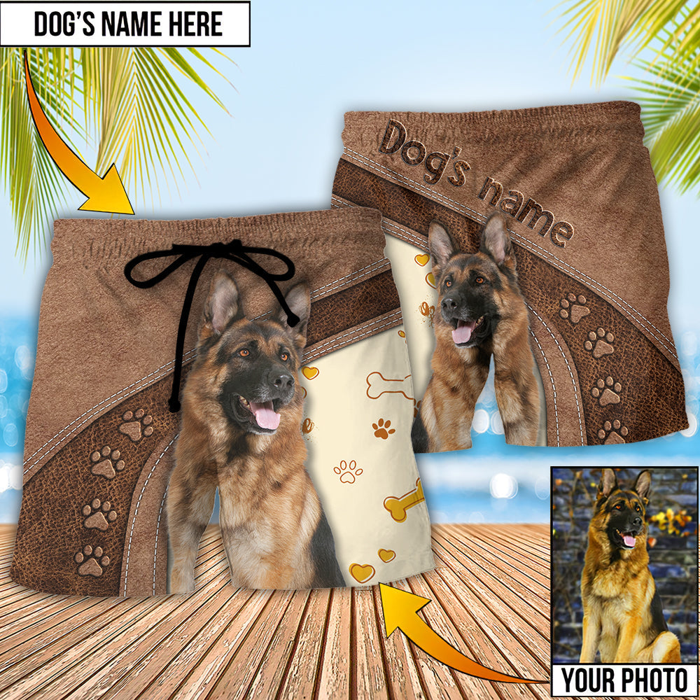 Dog Best Friend Custom Photo – Beach Short