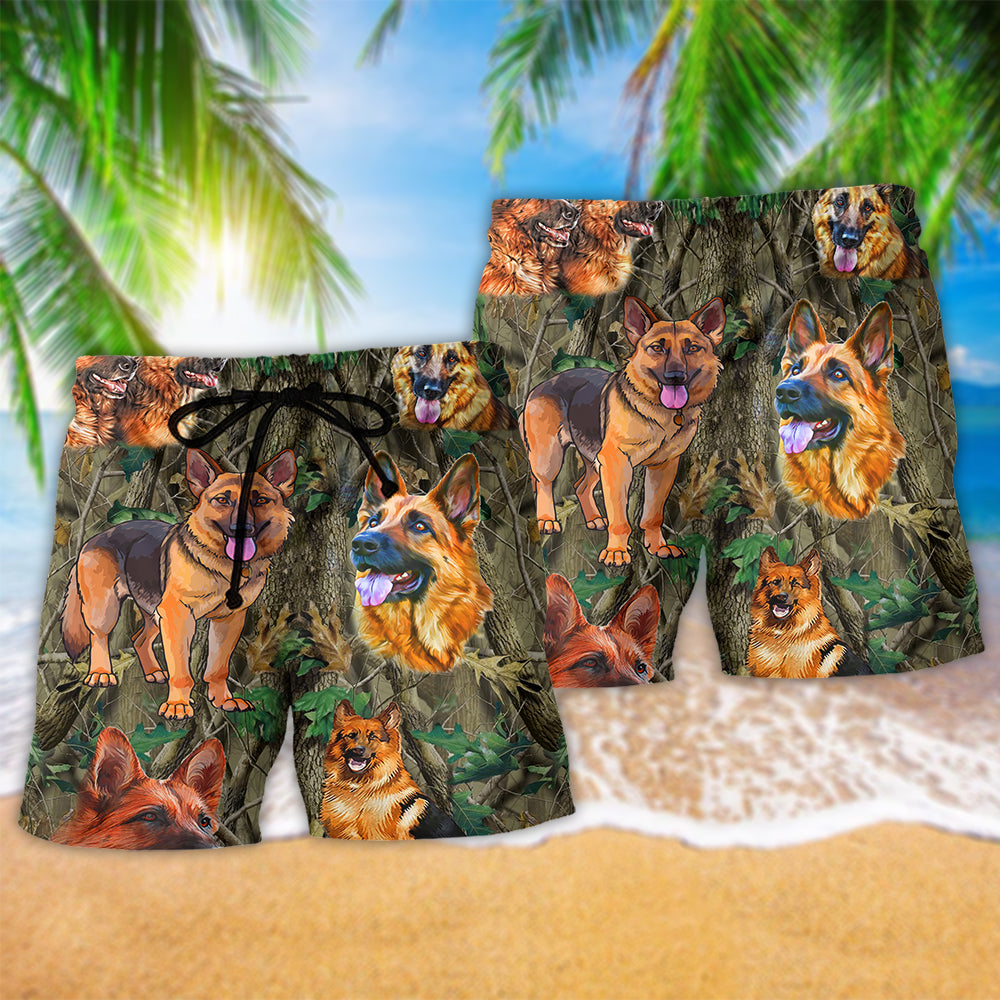 Dog Love The Hunting - Beach Short - Owls Matrix LTD