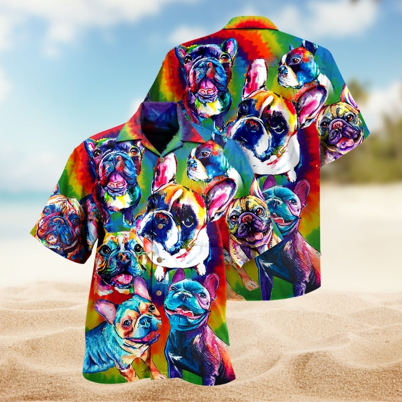 Dog Pitbull Love Color Limited Edition – Hawaiian Shirt