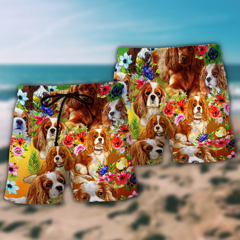 Cavalier Spaniel Dog Therapy – Beach Short