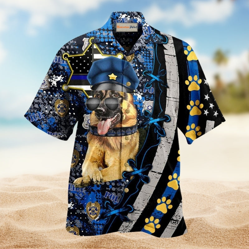 Dogs Back The Blue German Shepherd Limited Edition – Hawaiian Shirt