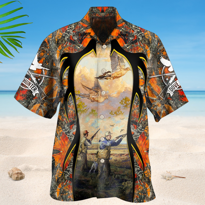 Dove Hunting Orange Style – Hawaiian Shirt