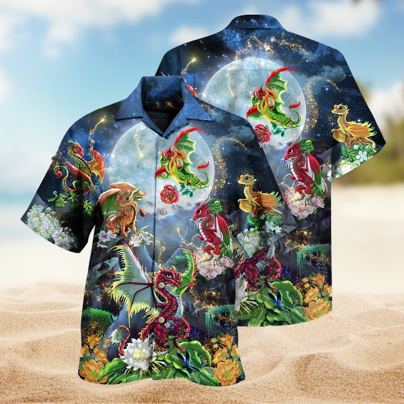 Dragon Flowers Love Life Limited Edition – Hawaiian Shirt