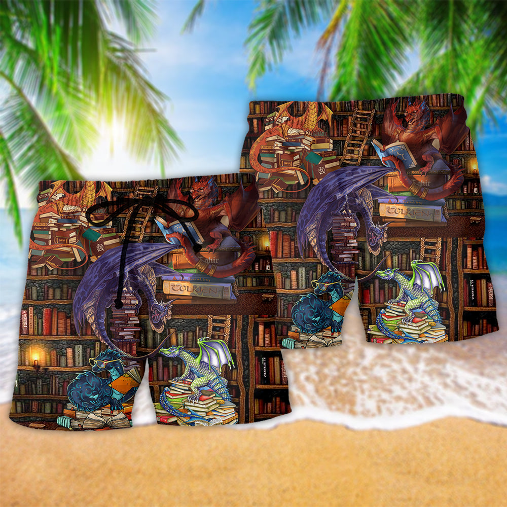 Dragon Books Weekend Reader Art – Beach Short