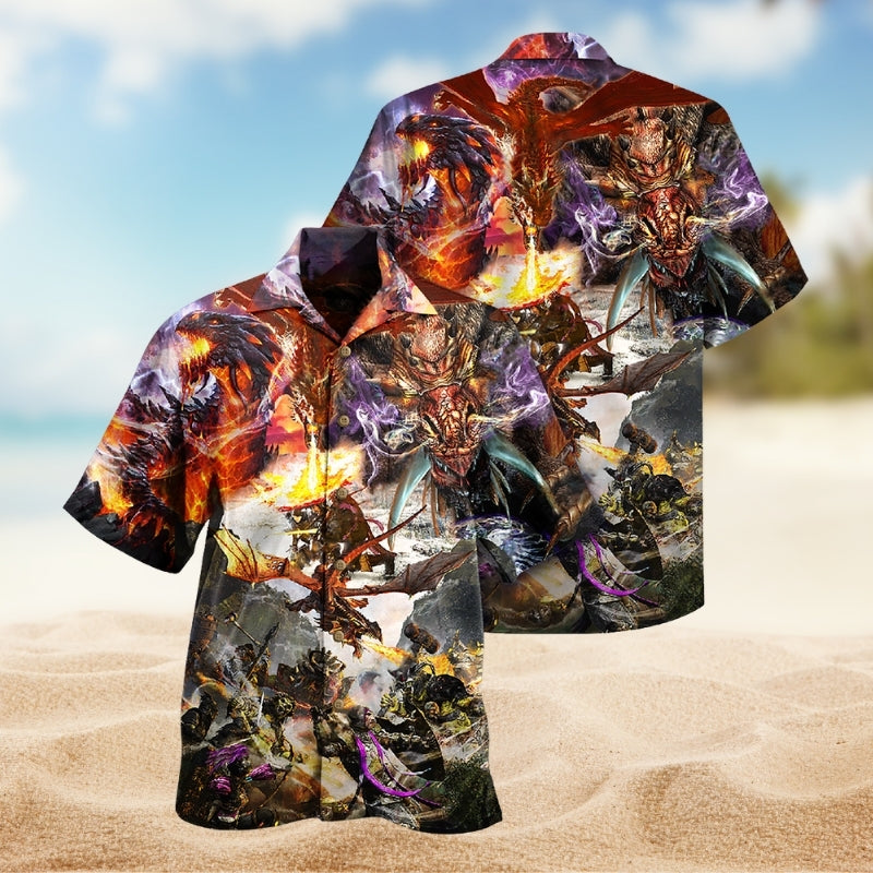 Dragon Love Life Timeless Fire Limited Edition – Hawaiian Shirt