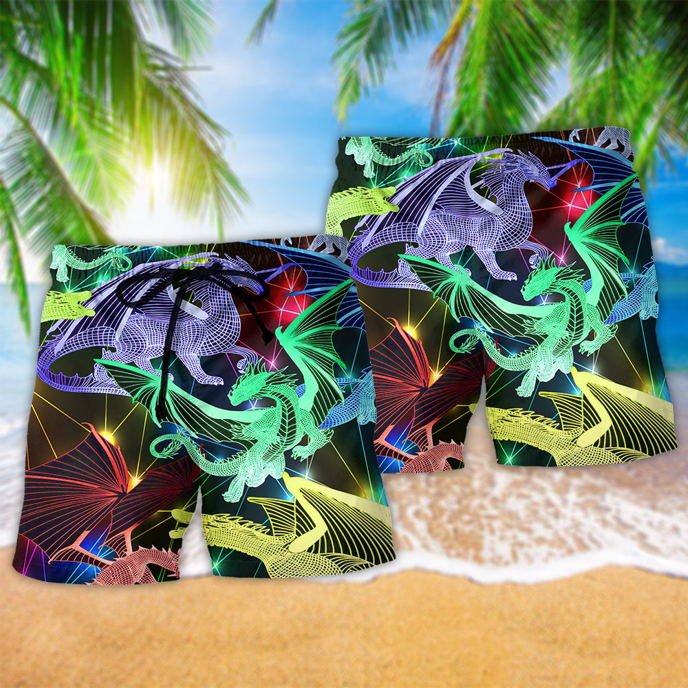 Dragon Neon Beautiful Life – Beach Short