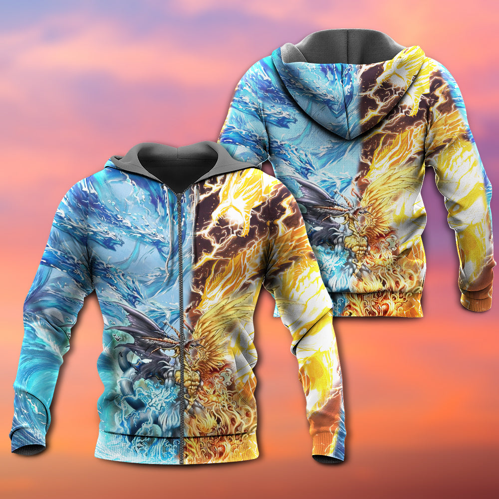 Dragon Immortal Life Graphic Pullover Hoodie – 3D Hoodie