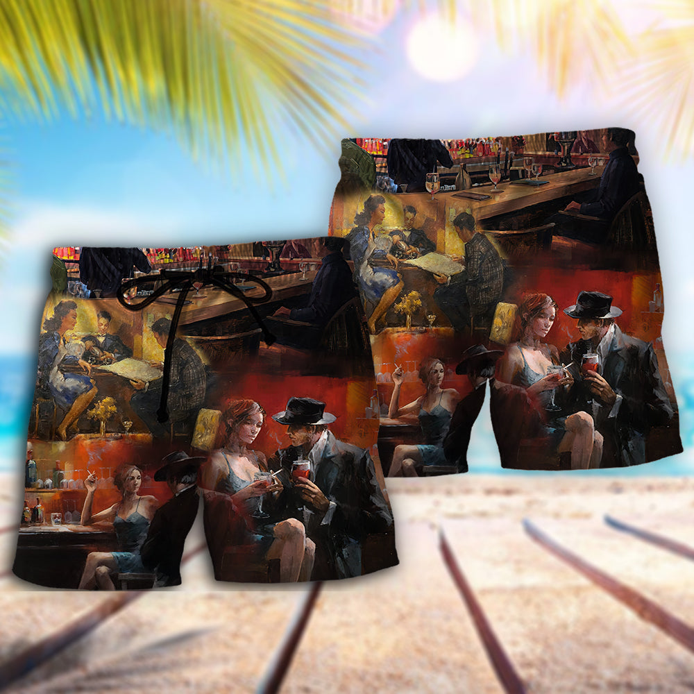 Wine Night Fun With Friends Lifestyle – Beach Short