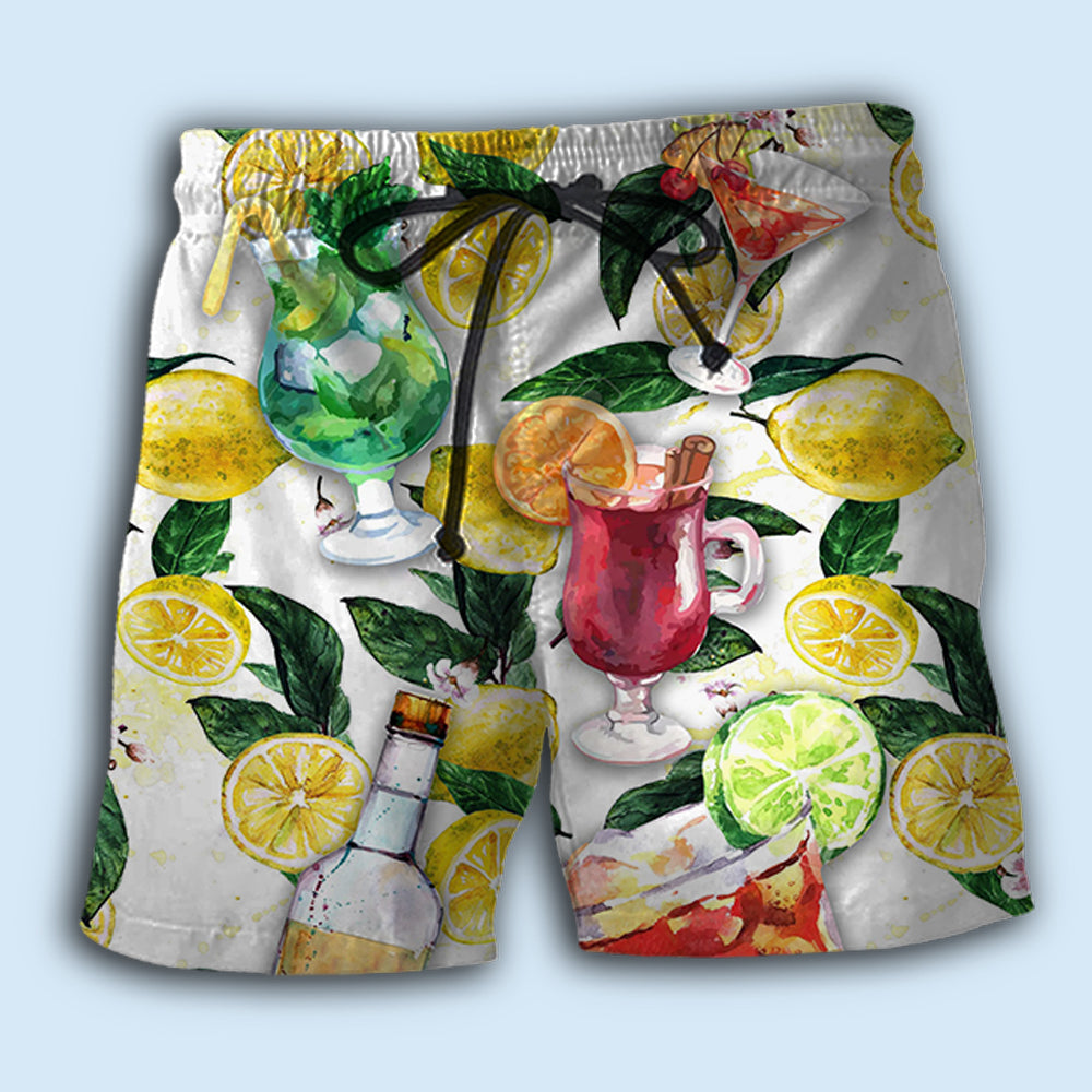Colorful Wine Drinking Party Style – Beach Short