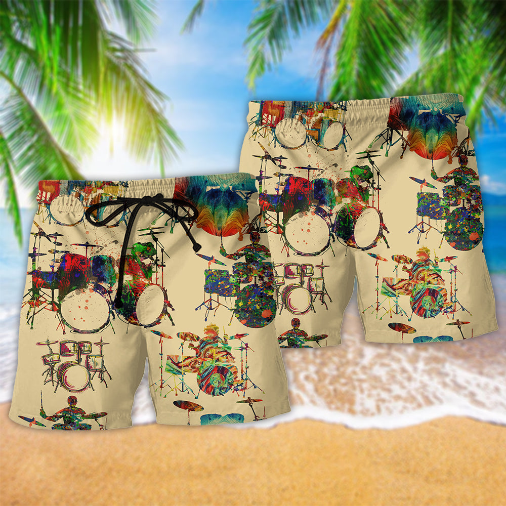 Drum Music Instrument Energy – Beach Short
