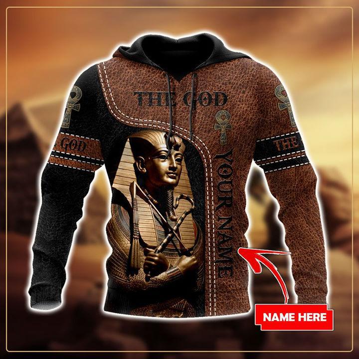 Egyptian God Custom Name Art – 3D Hoodie