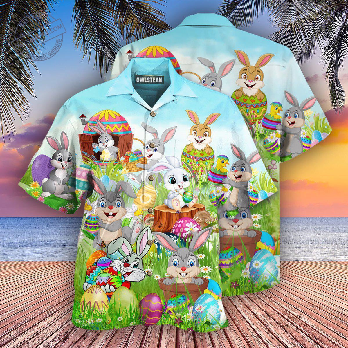 Beach Short / Adults / S Easter I'm So Eggtra Funny - Beach Short - Owls Matrix LTD
