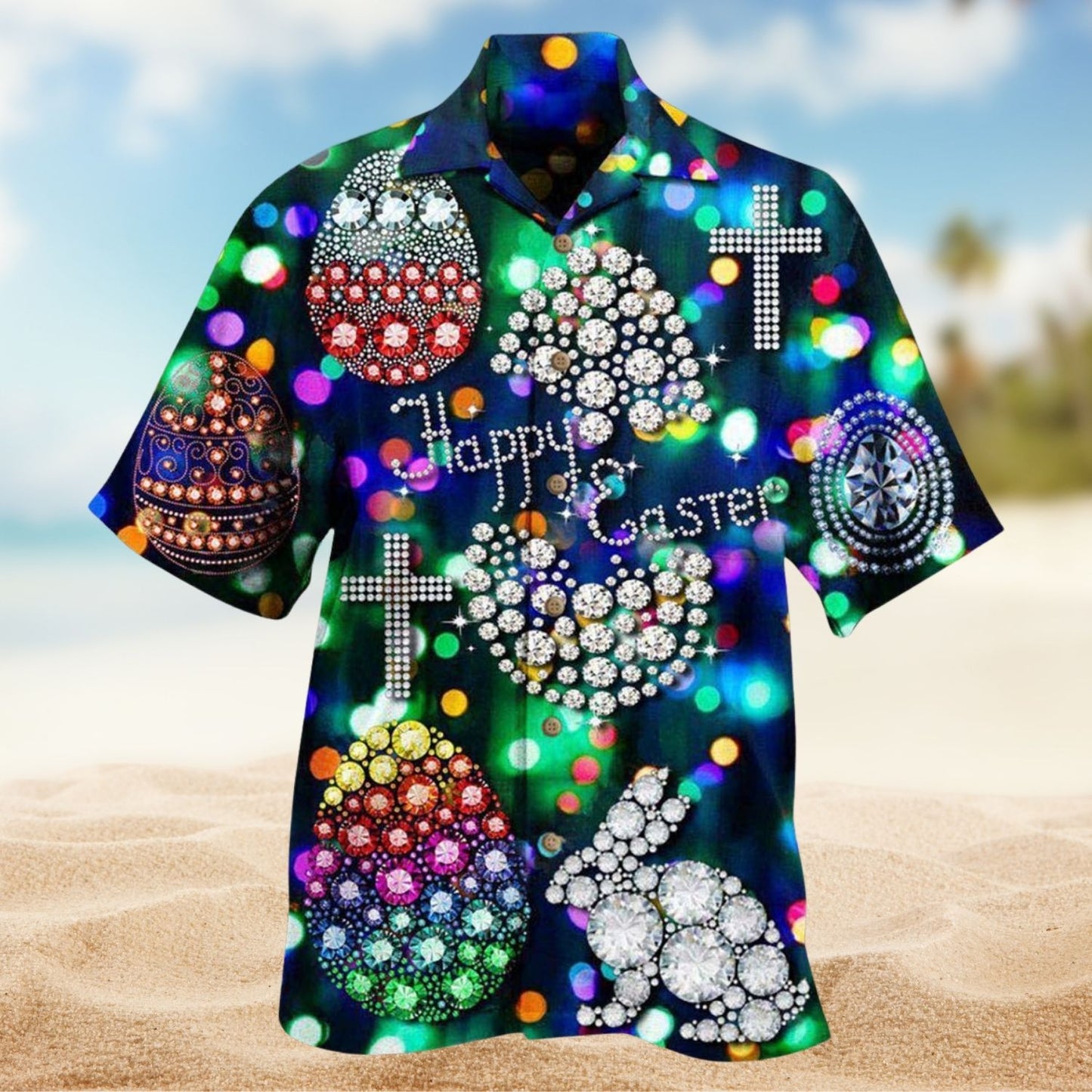 Easter Diamond Bunny Edition – Hawaiian Shirt