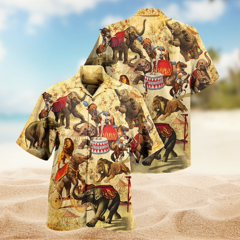 Elephant Amazing Circus Show Limited Edition – Hawaiian Shirt
