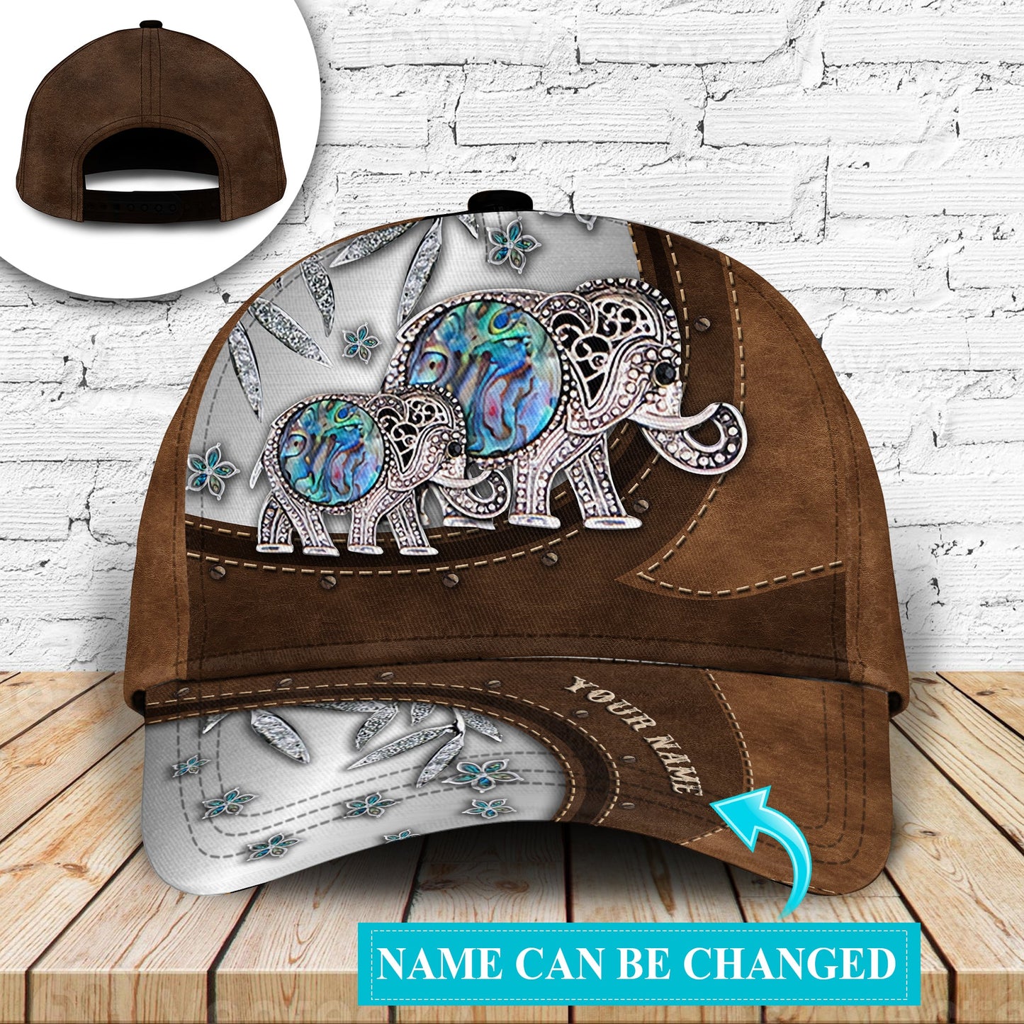 Elephant Motherhood Jewelry Personalized – Classic Cap