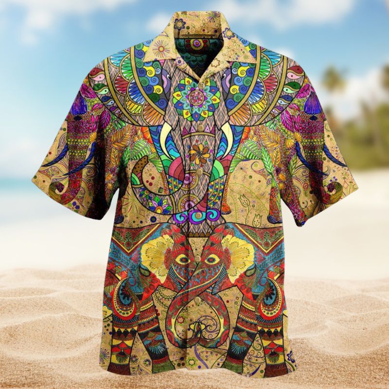 Elephants Colorful Edition – Hawaiian Shirt