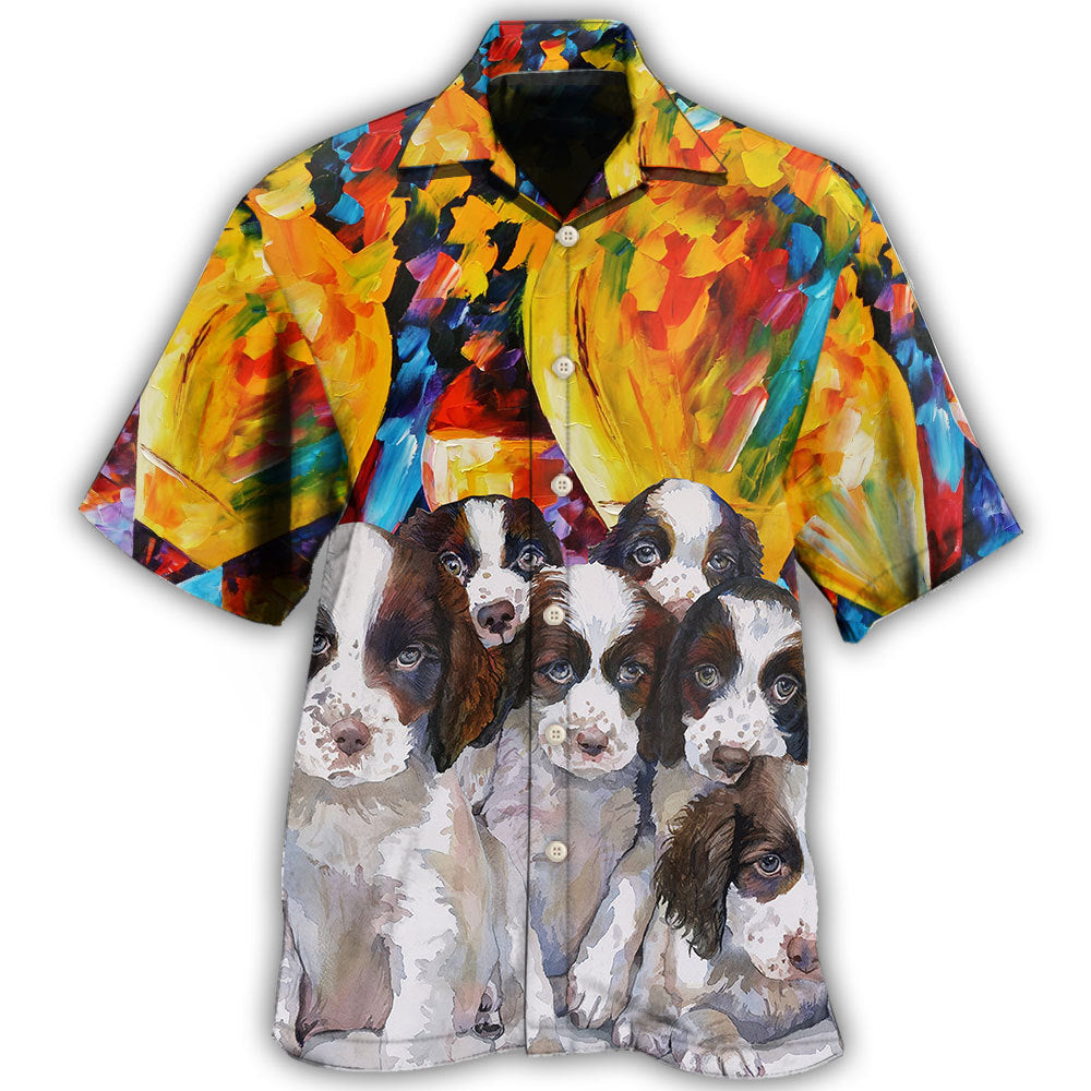 English Springer Spaniel Artistic Dog Lover – Hawaiian Shirt