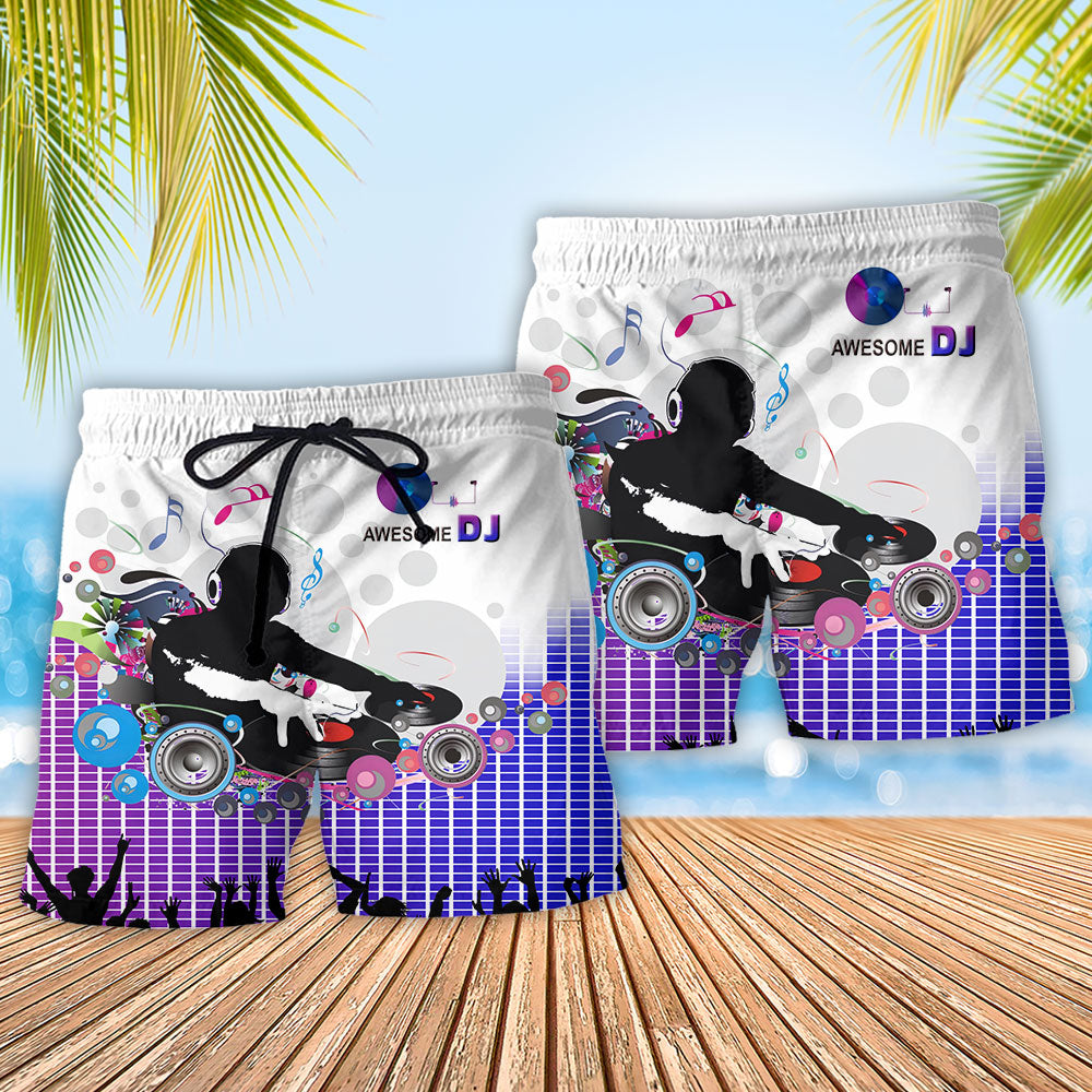 DJ Remix Sound Modern Art – Beach Short