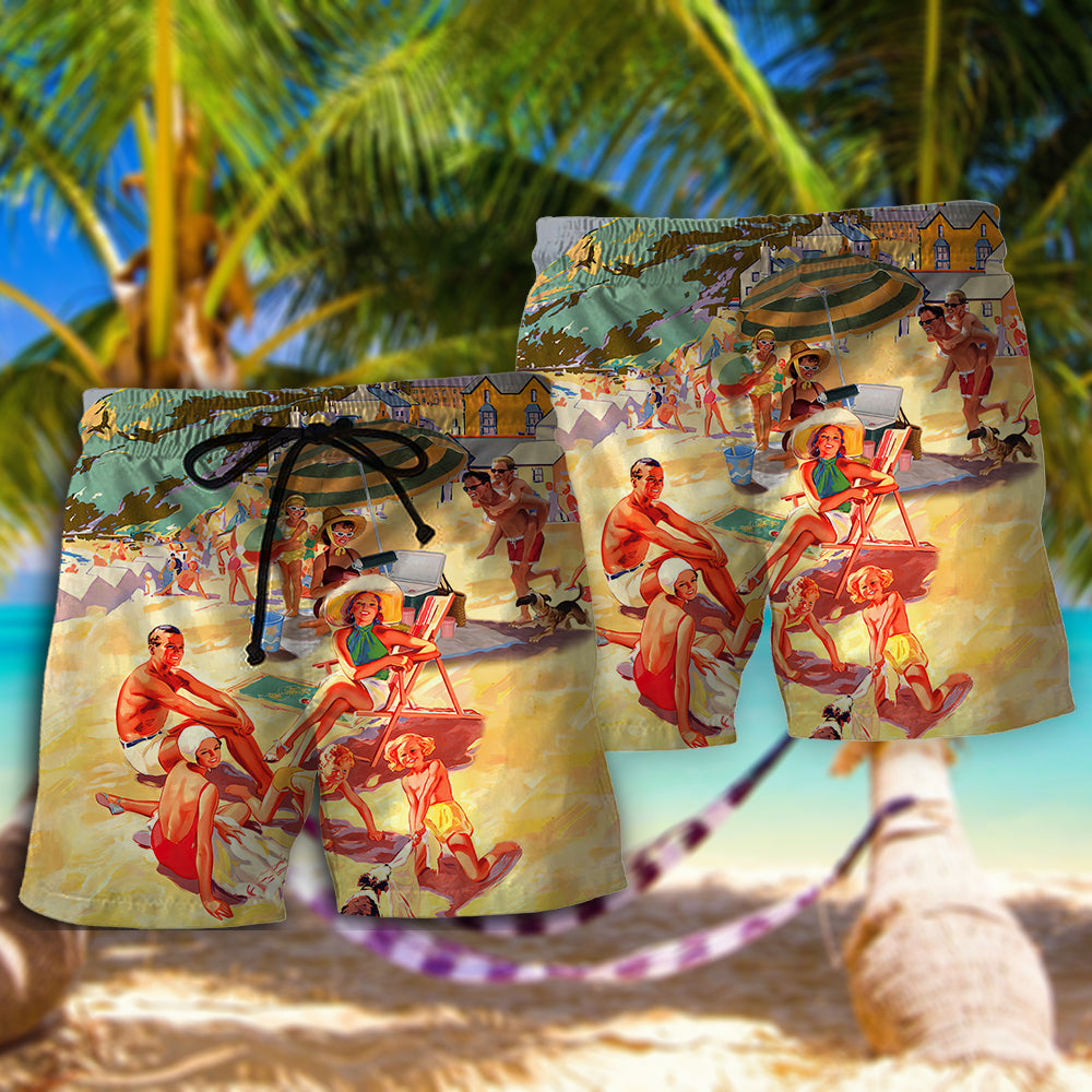 Funny Family Vacation Summer - Beach Short