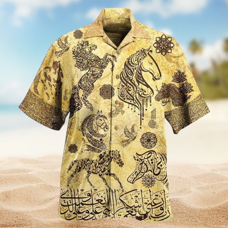 Fantastic Arabian Horses Edition – Hawaiian Shirt