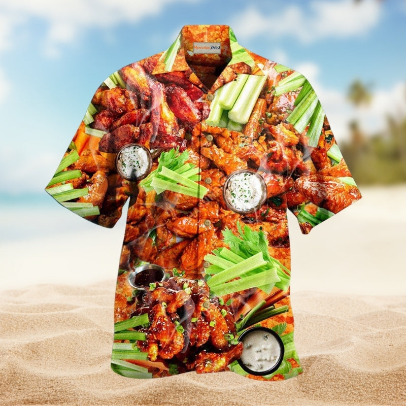 Farm Food Ain’t Nothing Chicken Wing Limited Edition – Hawaiian Shirt