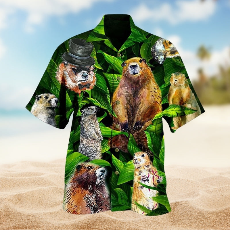 Ferret Animals Lovely Dovely Limited Edition – Hawaiian Shirt