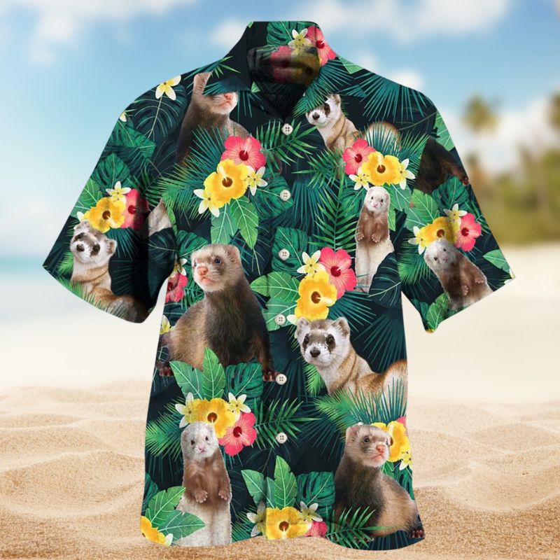 Ferrets Tropical Summer Vibes Edition – Hawaiian Shirt
