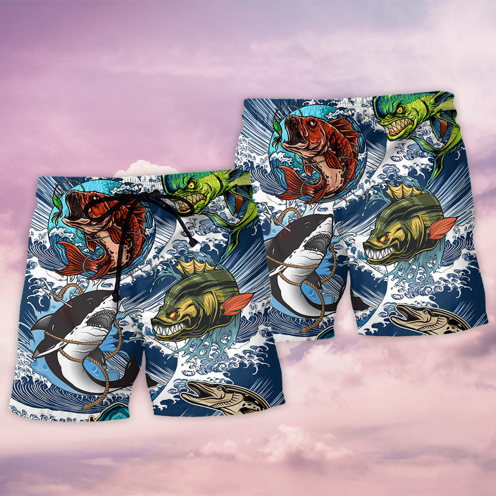 Fishing Is My Life - Beach Short - Owls Matrix LTD