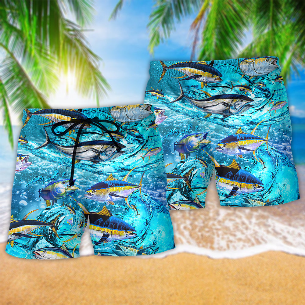 Tuna Fishing In The Sea - Beach Short