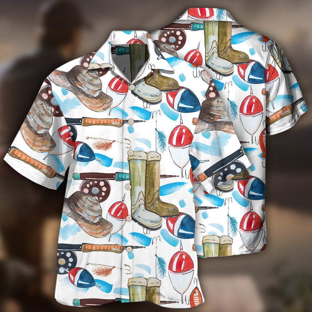 Fishing Outdoor Artistic Style – Hawaiian Shirt