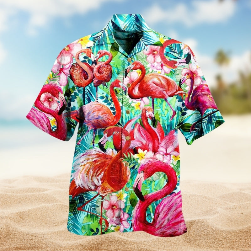 Flamingo Love Pink Limited Edition – Hawaiian Shirt