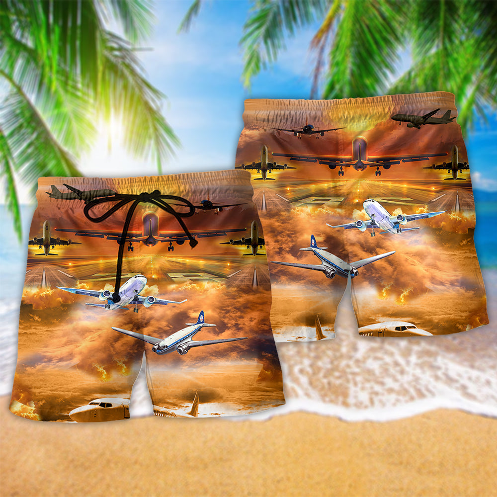 Airplane Journey Enjoy Flight – Beach Short