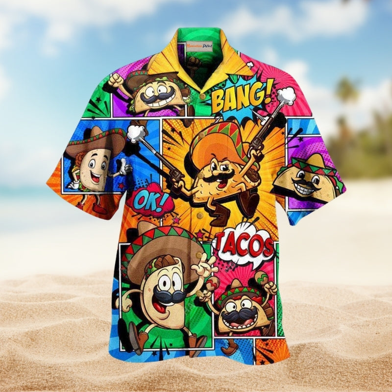 Food All You Need Is Love And Tacos Limited Edition – Hawaiian Shirt