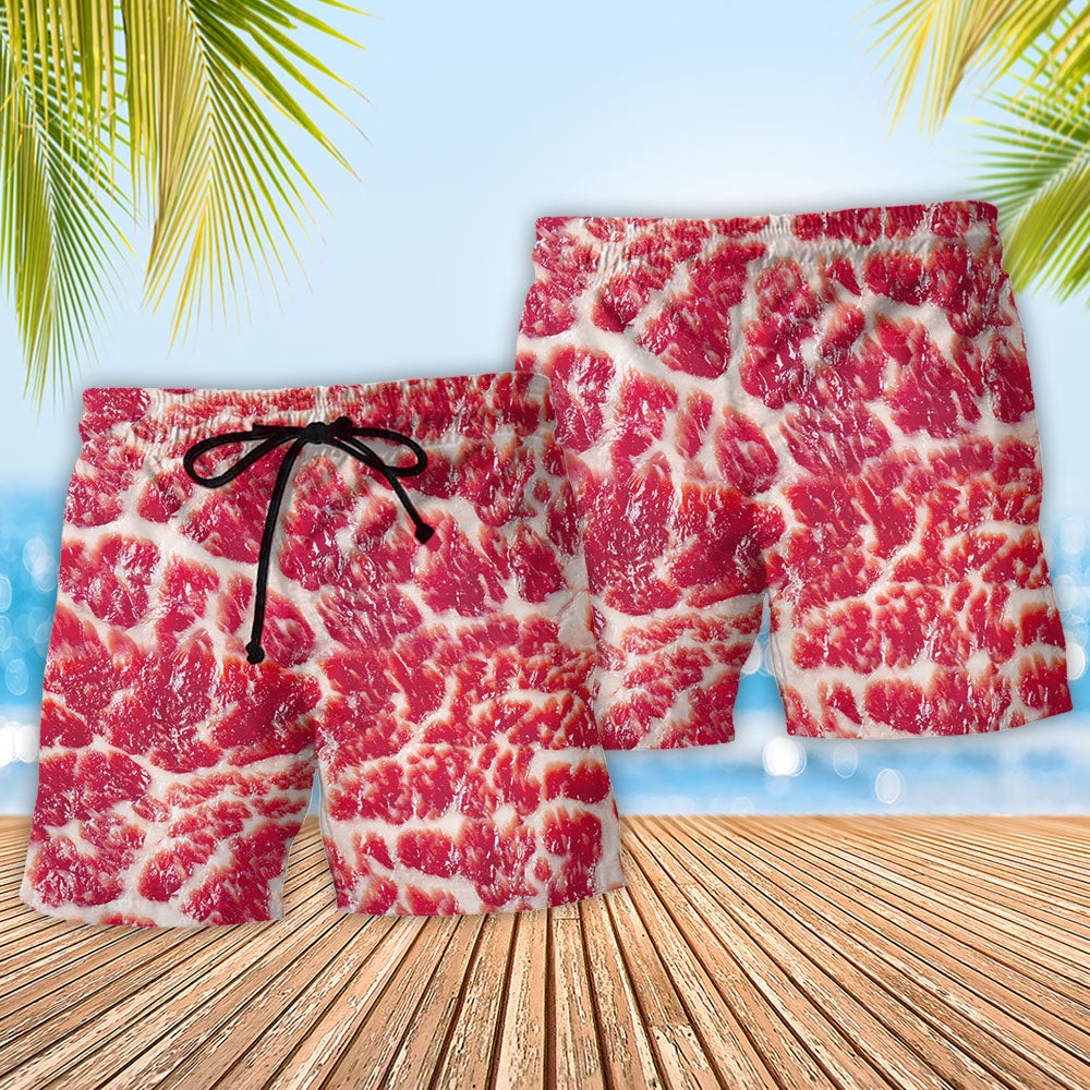 Raw Meat Minimal Style – Beach Short