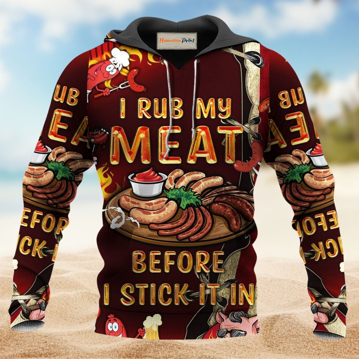 Food Lover Grill Season Fun Style - 3D Hoodie