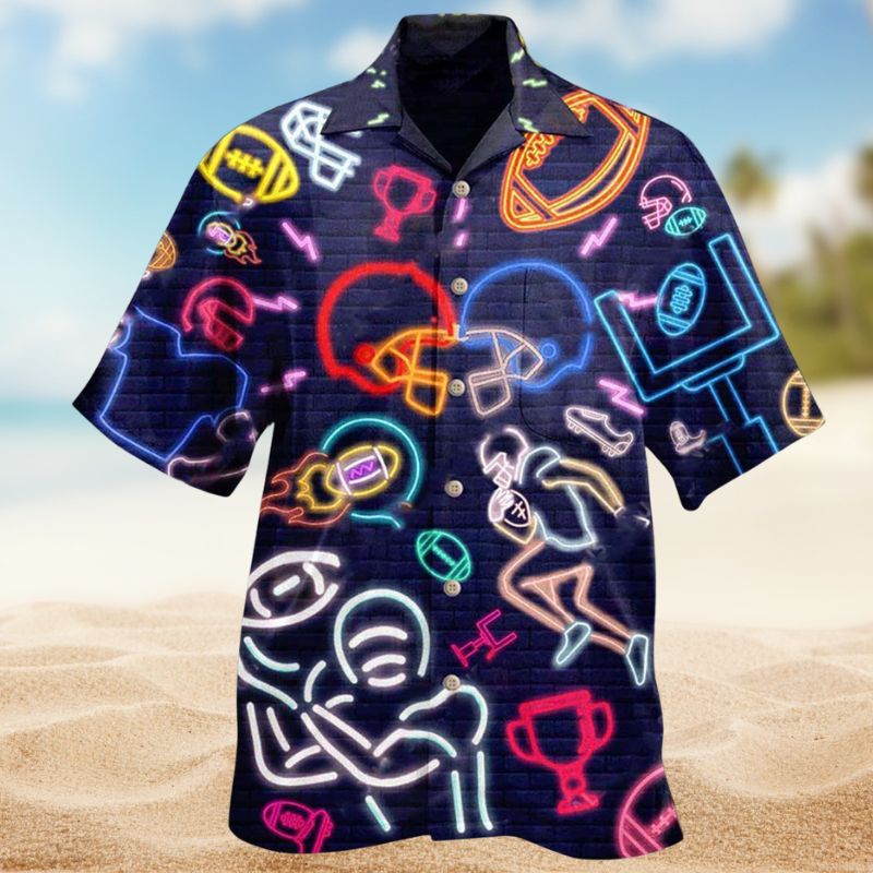 Football Play Like A King Edition – Hawaiian Shirt