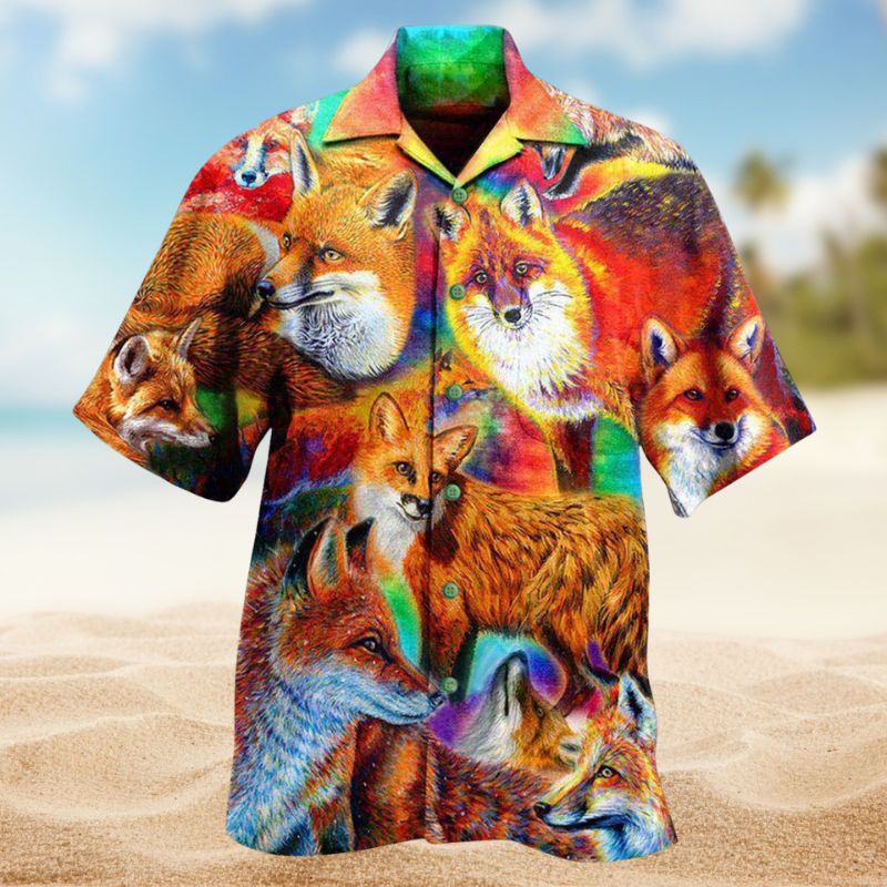 Fox Make Me Happy You Not So Much Edition - Hawaiian Shirt