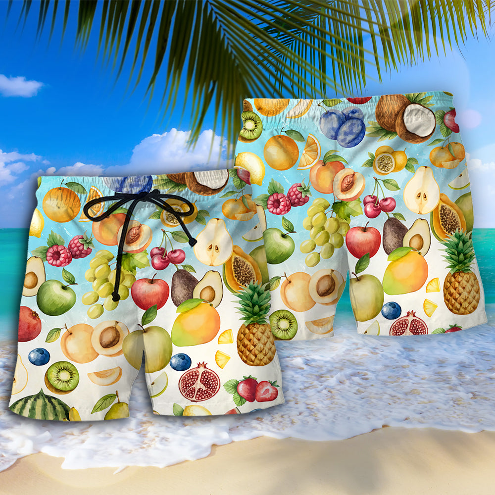 Summer Fruit Colorful Basic Style – Beach Short