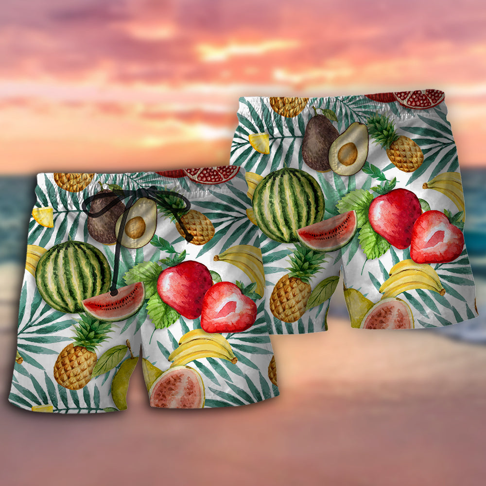 Fruit Lover Healthy Happy Life – Beach Short