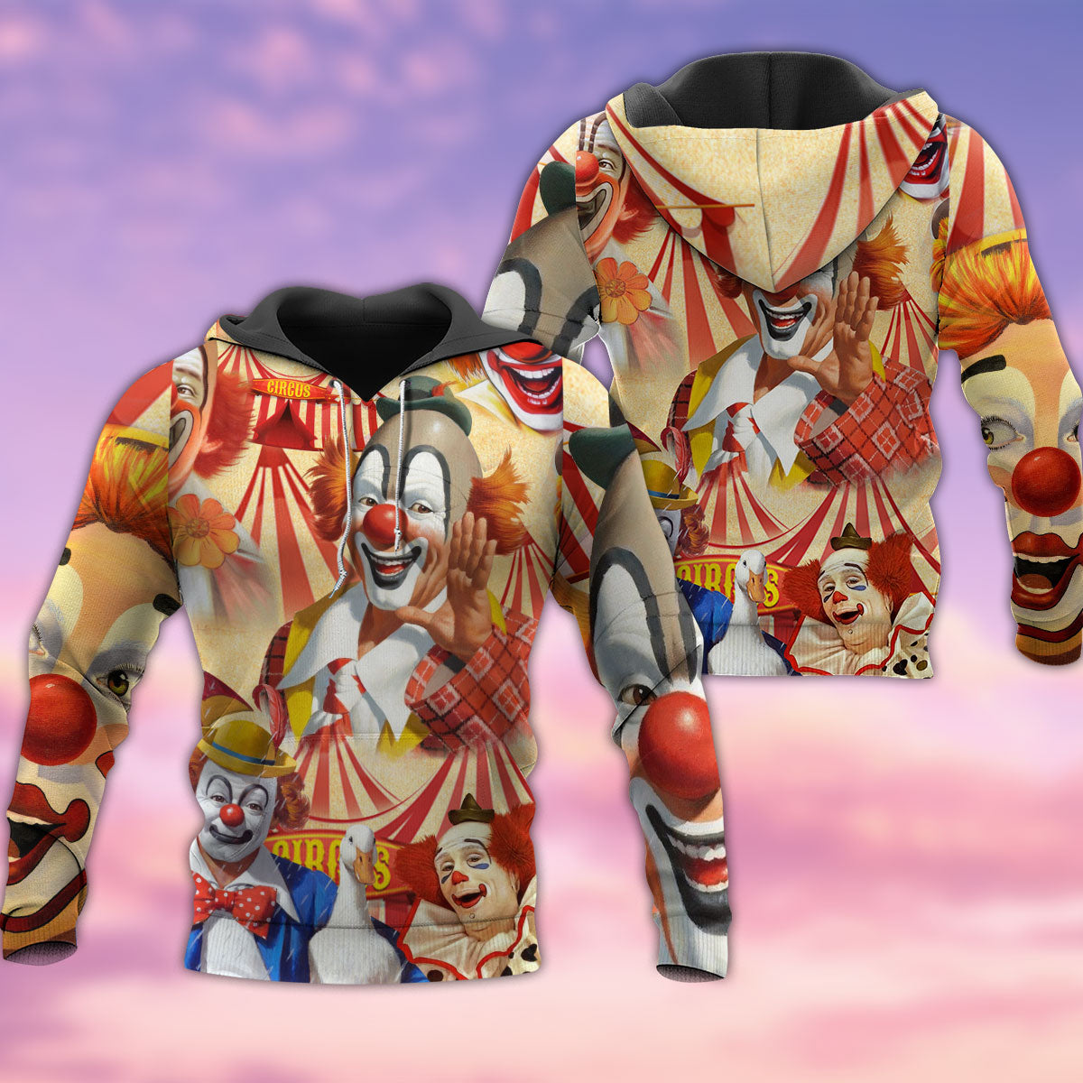 Funny Clown Happy Amazing Style - 3D Hoodie2