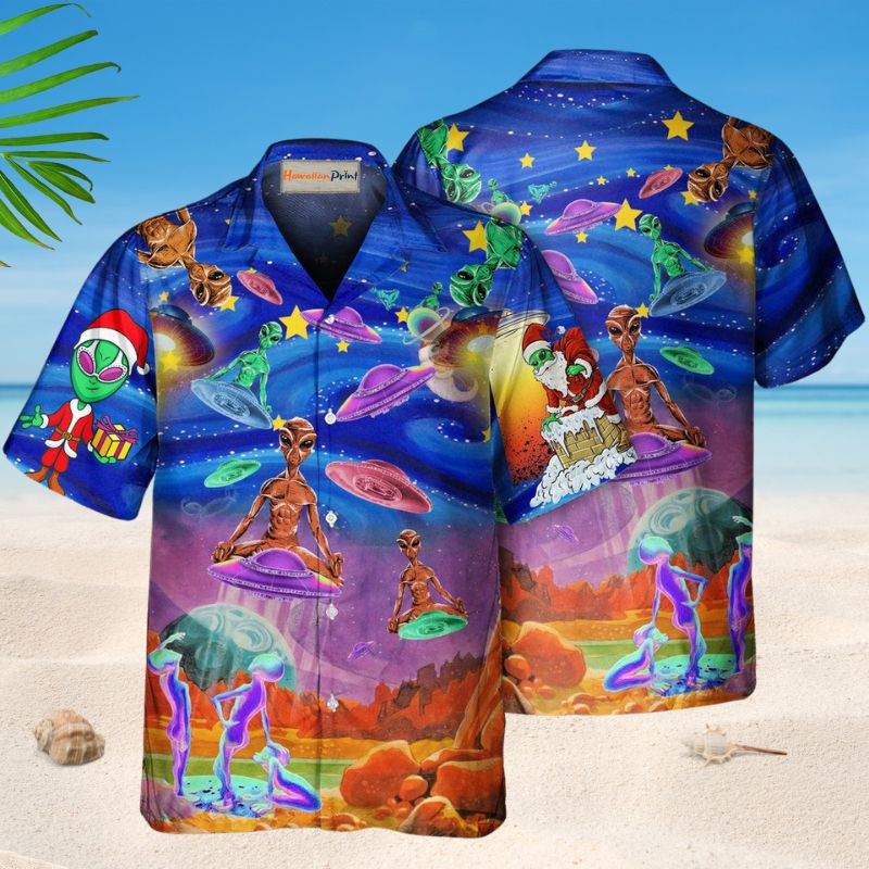 Galaxy Alien UFO Style – Hawaiian Shirt