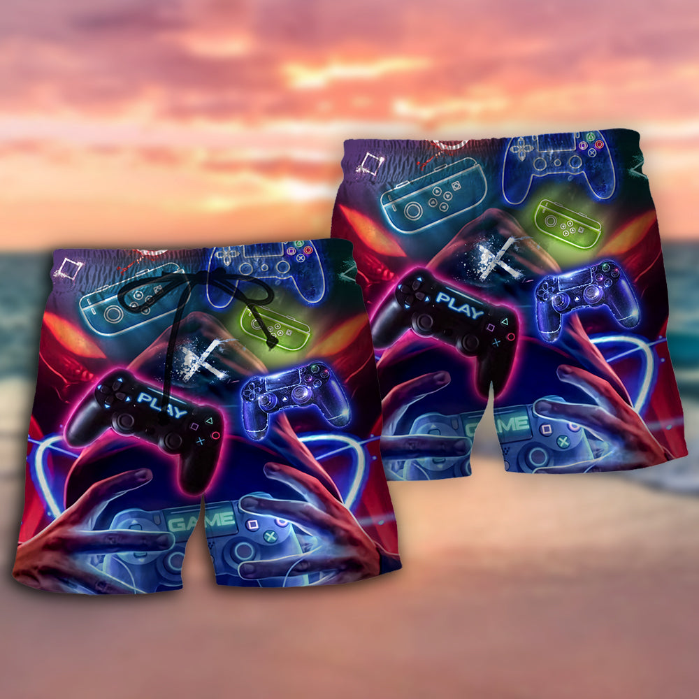 Gamer Life Play And Forget Everything – Beach Short