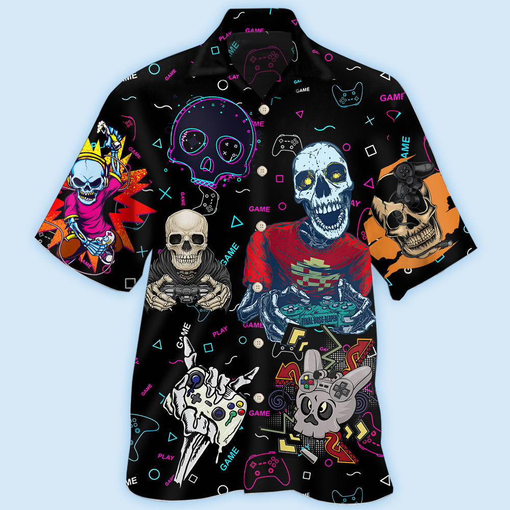 Game Skull Cool Style – Hawaiian Shirt