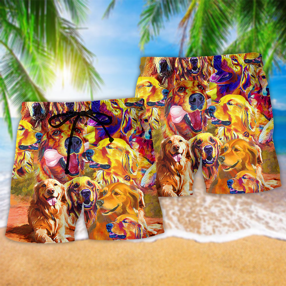 Best Retriever Dad Ever Art – Beach Short