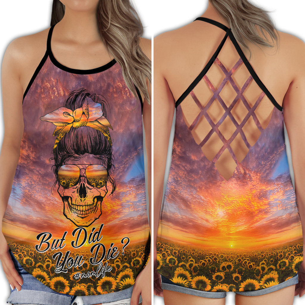 Gothic Skull Club Sunset Mood - Hollow Tank Top