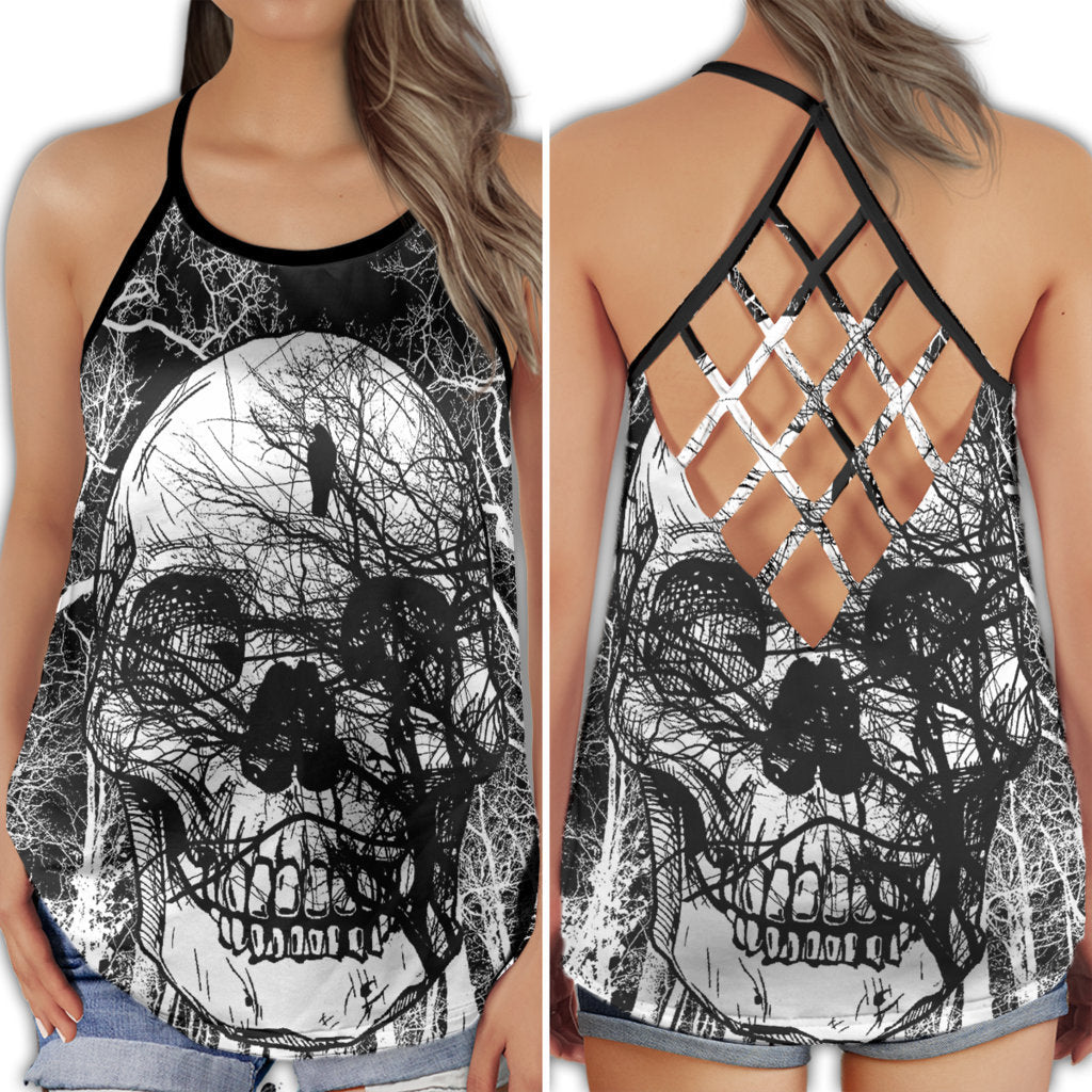 Gothic Skull Club Dark Energy - Hollow Tank Top