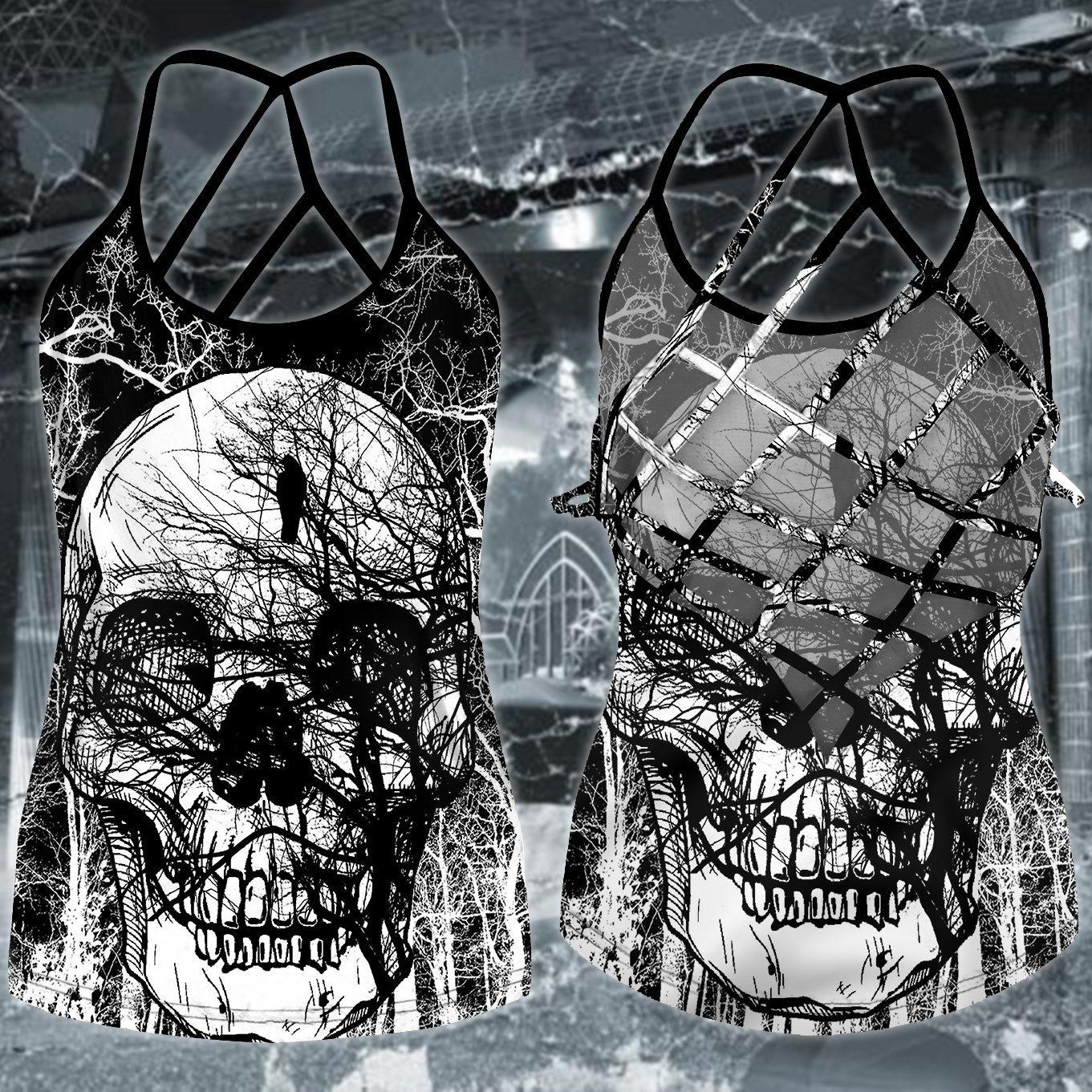 Gothic Skull Club Style Limited Edition 3 – Hollow Tank Top