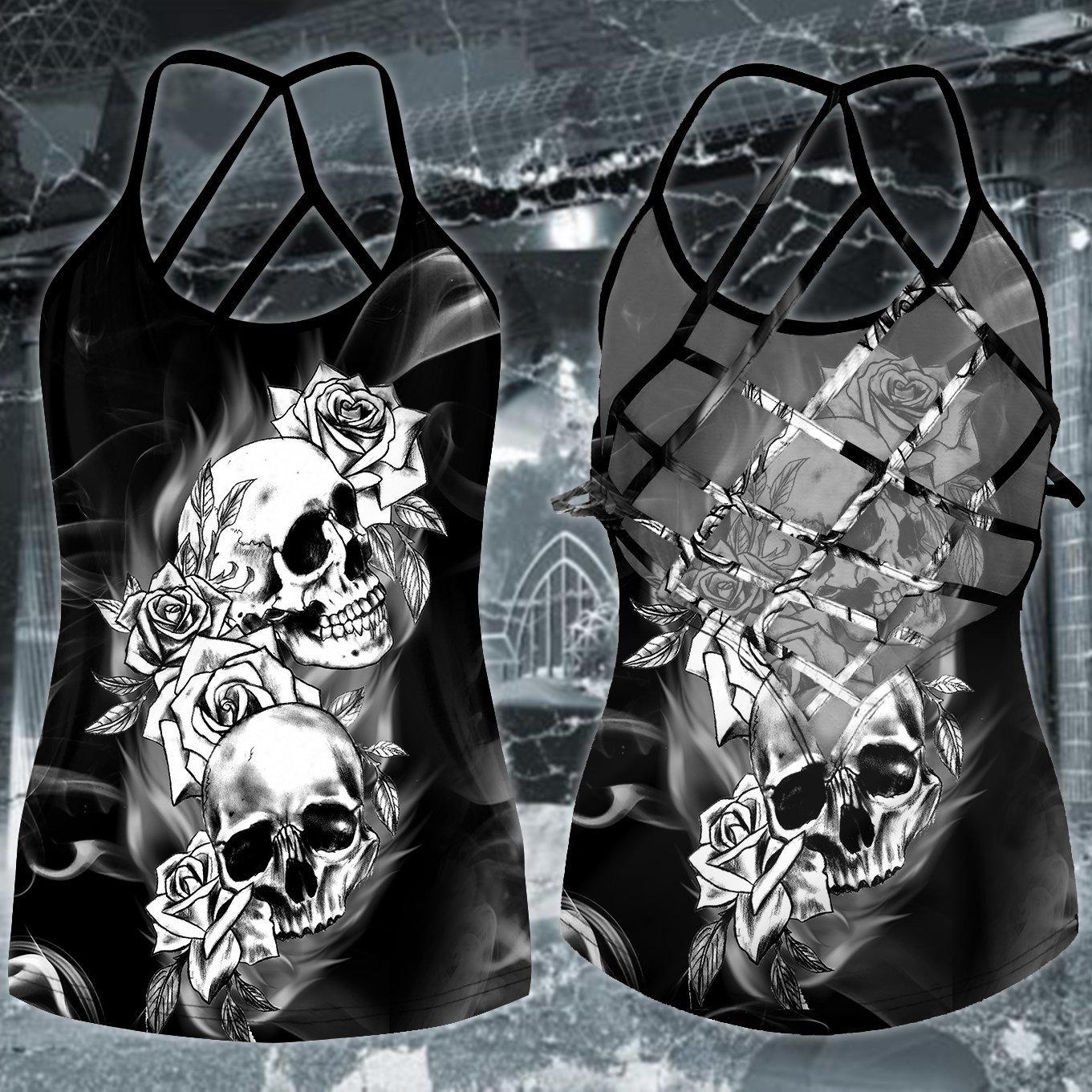 Gothic Skull Club Style Limited Edition 9 – Hollow Tank Top
