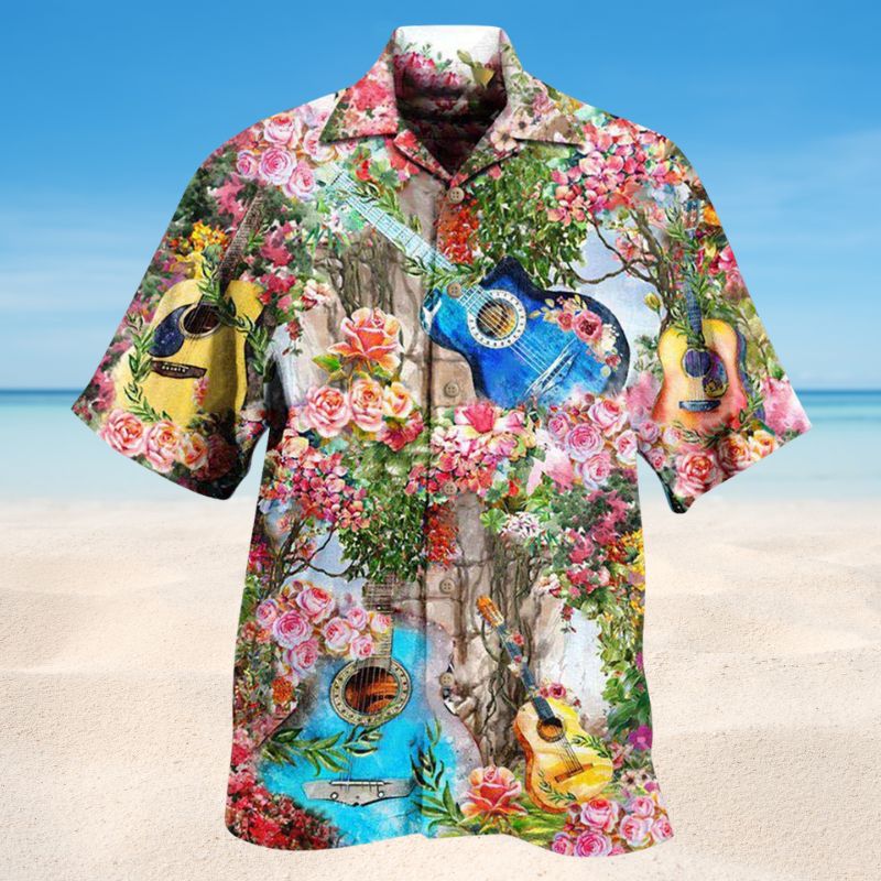Guitar Melody And Rose Garden Edition – Hawaiian Shirt