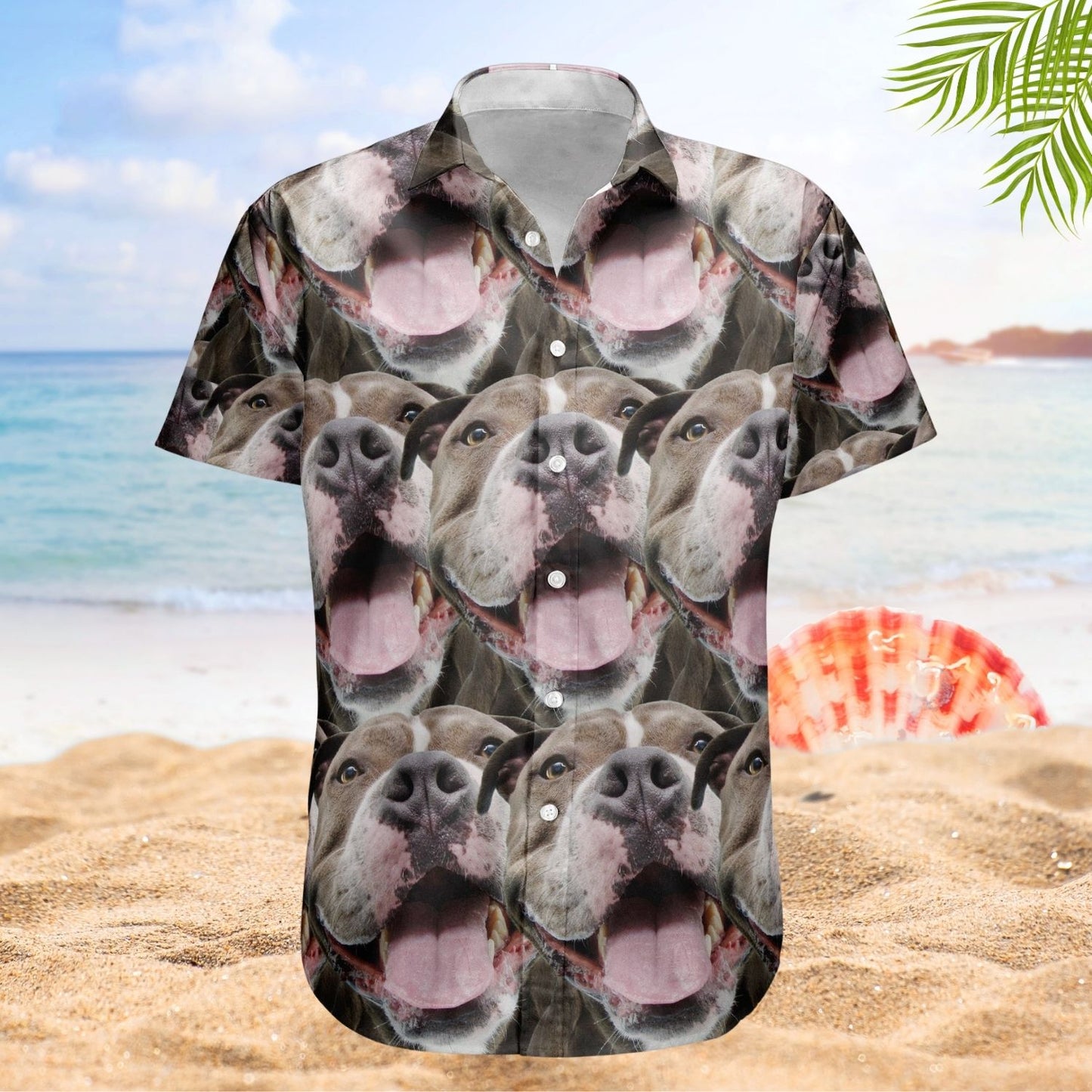 Unique Aloha Shirt - Custom Face Funny Summer For Dog Lovers Personalized Photo Hawaiian Shirt